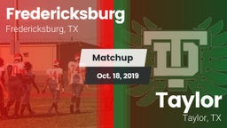 Matchup: Fredericksburg High vs. Taylor  2019