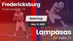 Matchup: Fredericksburg High vs. Lampasas  2019