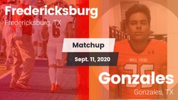 Matchup: Fredericksburg High vs. Gonzales  2020