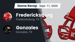 Recap: Fredericksburg  vs. Gonzales  2020