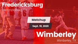 Matchup: Fredericksburg High vs. Wimberley  2020