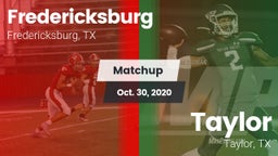 Matchup: Fredericksburg High vs. Taylor  2020