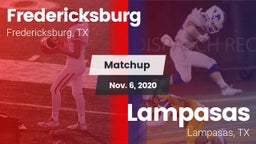 Matchup: Fredericksburg High vs. Lampasas  2020