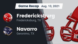 Recap: Fredericksburg  vs. Navarro  2021