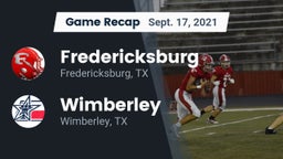 Recap: Fredericksburg  vs. Wimberley  2021