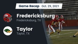 Recap: Fredericksburg  vs. Taylor  2021