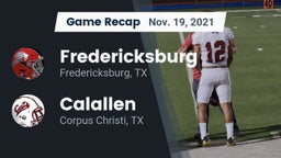 Recap: Fredericksburg  vs. Calallen  2021
