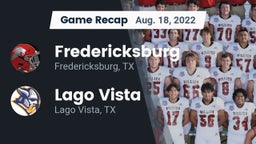 Recap: Fredericksburg  vs. Lago Vista  2022