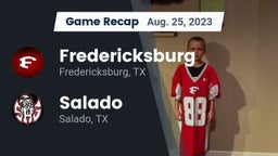 Recap: Fredericksburg  vs. Salado   2023