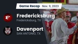 Recap: Fredericksburg  vs. Davenport  2023