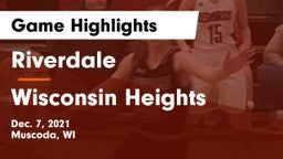 Riverdale  vs Wisconsin Heights  Game Highlights - Dec. 7, 2021
