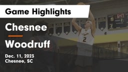 Chesnee  vs Woodruff  Game Highlights - Dec. 11, 2023