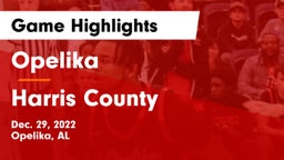Opelika  vs Harris County  Game Highlights - Dec. 29, 2022