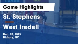 St. Stephens  vs West Iredell  Game Highlights - Dec. 20, 2023