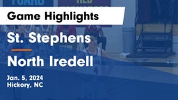 St. Stephens  vs North Iredell  Game Highlights - Jan. 5, 2024
