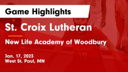 St. Croix Lutheran  vs New Life Academy of Woodbury Game Highlights - Jan. 17, 2023