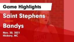 Saint Stephens  vs Bandys Game Highlights - Nov. 30, 2021