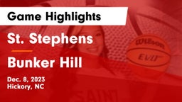 St. Stephens  vs Bunker Hill  Game Highlights - Dec. 8, 2023