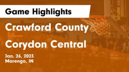 Crawford County  vs Corydon Central  Game Highlights - Jan. 26, 2023