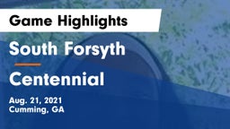 South Forsyth  vs Centennial  Game Highlights - Aug. 21, 2021