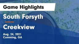 South Forsyth  vs Creekview  Game Highlights - Aug. 24, 2021