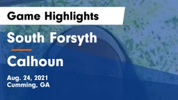 South Forsyth  vs Calhoun  Game Highlights - Aug. 24, 2021