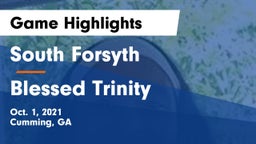 South Forsyth  vs Blessed Trinity  Game Highlights - Oct. 1, 2021