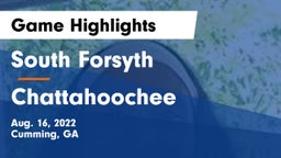 South Forsyth  vs Chattahoochee  Game Highlights - Aug. 16, 2022