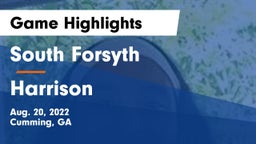 South Forsyth  vs Harrison  Game Highlights - Aug. 20, 2022