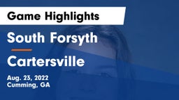 South Forsyth  vs Cartersville  Game Highlights - Aug. 23, 2022