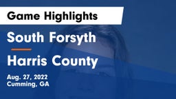 South Forsyth  vs Harris County  Game Highlights - Aug. 27, 2022