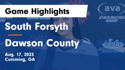 South Forsyth  vs Dawson County  Game Highlights - Aug. 17, 2023