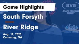 South Forsyth  vs River Ridge  Game Highlights - Aug. 19, 2023