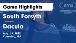 South Forsyth  vs Dacula  Game Highlights - Aug. 19, 2023