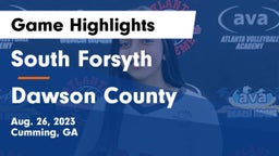 South Forsyth  vs Dawson County  Game Highlights - Aug. 26, 2023