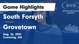 South Forsyth  vs Grovetown  Game Highlights - Aug. 26, 2023