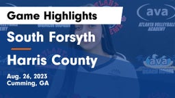 South Forsyth  vs Harris County  Game Highlights - Aug. 26, 2023