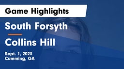 South Forsyth  vs Collins Hill  Game Highlights - Sept. 1, 2023