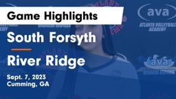 South Forsyth  vs River Ridge  Game Highlights - Sept. 7, 2023