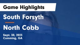 South Forsyth  vs North Cobb  Game Highlights - Sept. 30, 2023