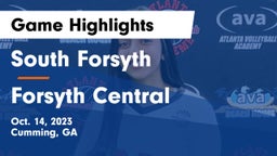 South Forsyth  vs Forsyth Central  Game Highlights - Oct. 14, 2023