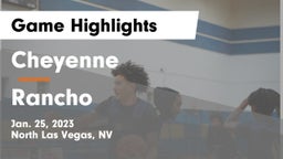 Cheyenne  vs Rancho  Game Highlights - Jan. 25, 2023