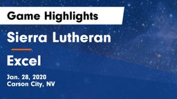 Sierra Lutheran  vs Excel Game Highlights - Jan. 28, 2020