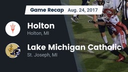 Recap: Holton  vs. Lake Michigan Catholic  2017
