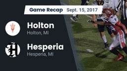 Recap: Holton  vs. Hesperia  2017