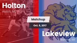 Matchup: Holton  vs. Lakeview  2017