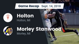 Recap: Holton  vs. Morley Stanwood  2018