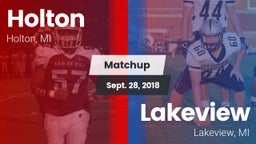 Matchup: Holton  vs. Lakeview  2018