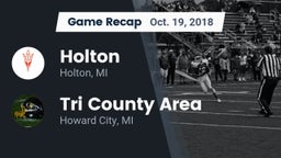 Recap: Holton  vs. Tri County Area  2018