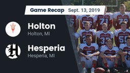 Recap: Holton  vs. Hesperia  2019